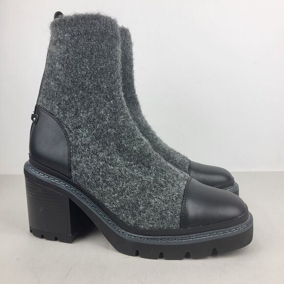 Sam Edelman Women's ROZANNA Ankle Boot Pull on Gray Size 11 M - Picture 9 of 16